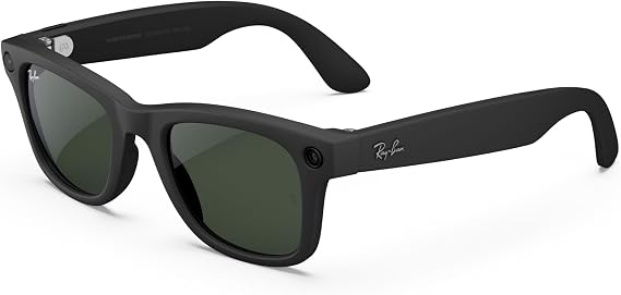 Meta Blank Square Sunglasses, Gradient from Matte Black/Clear to Graphite Green, Large