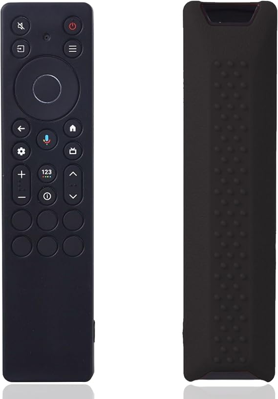 Cover for 2025 TCL RC813A FMB1 RC923A FMB1 Remote, Shockproof Anti-Dirty Silicone Case Compatible with 2025 TCL Remote Washable an-ti Lost Anti-Slip Skin-Friendly