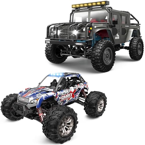 SIMREX High-Speed Remote Control Car and RC Climbing Truck, for Kids Teens Adults