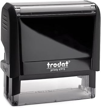 Trodat 4912: 1 x 2-34 Custom Self-Inking Stamp