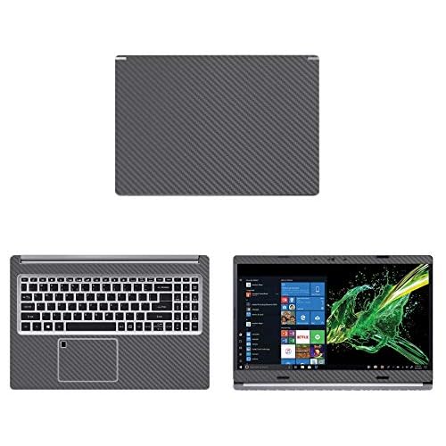 Decalrus - Protective Decal for Acer Aspire 5 A515-54-51DJ 15.6 Screen Laptop Grey Carbon Fiber Skin case Cover wrap CFacerAspireA515_54Grey