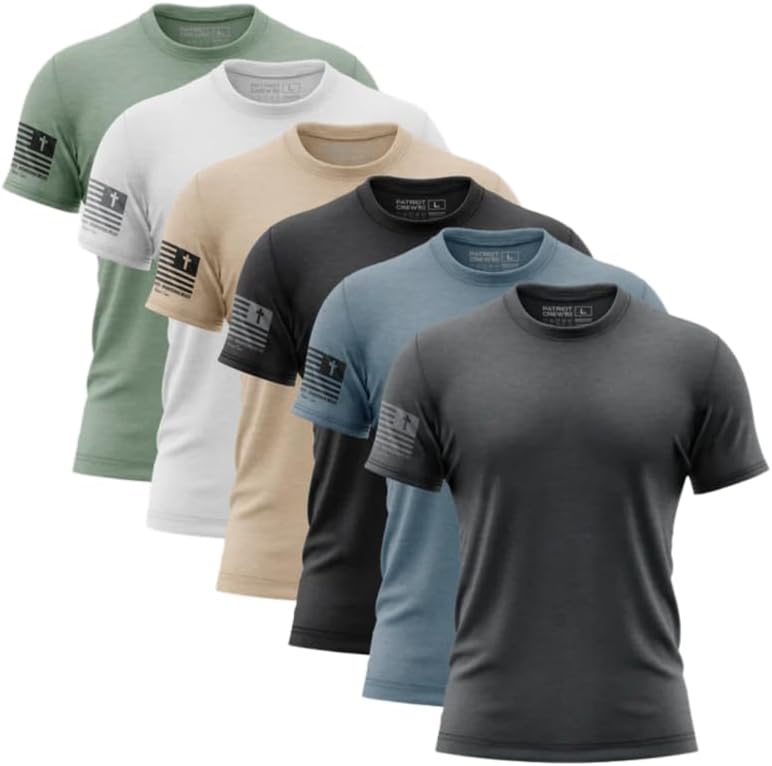 Patriot Crew Faith Flag T-Shirt (6 Pack)