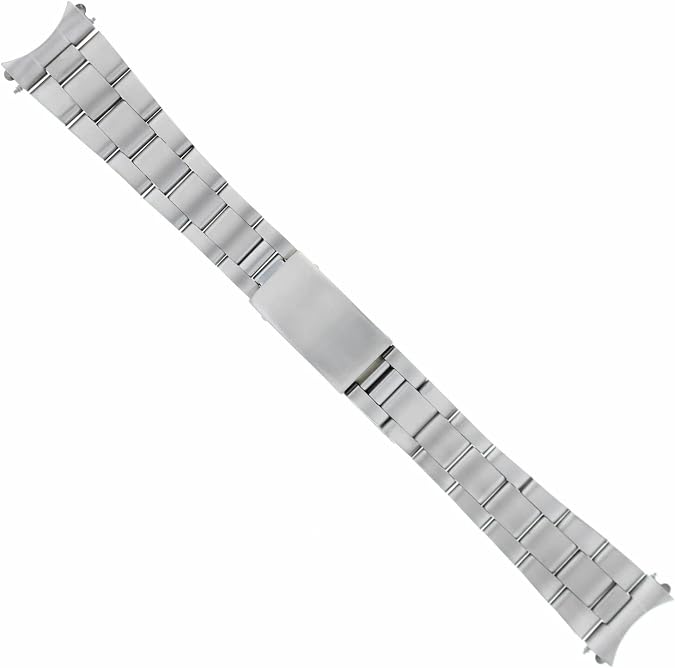 Ewatchparts 19mm Oyster Watch Band Bracelet Solid Stainless Steel Bracelet Compatible With 78350 7835 Rolex 34mm