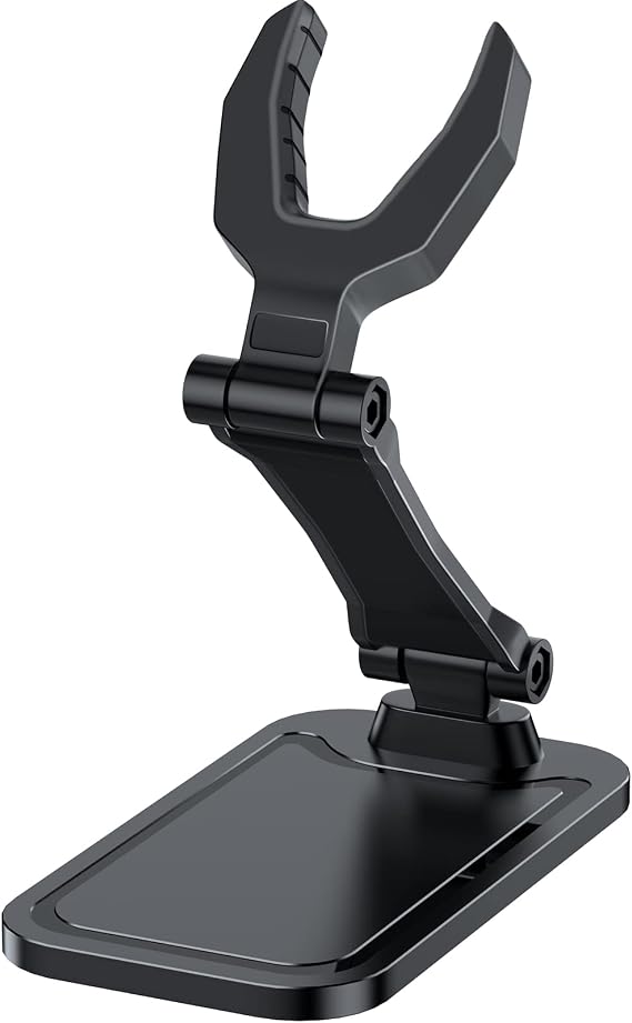 Symcode Universal Barcode Scanner Stand Hands Free Barcode Scanning Bar-Code Reader Cradle Holder Base Angle and Height Adjustable Head for Desk Support Holder