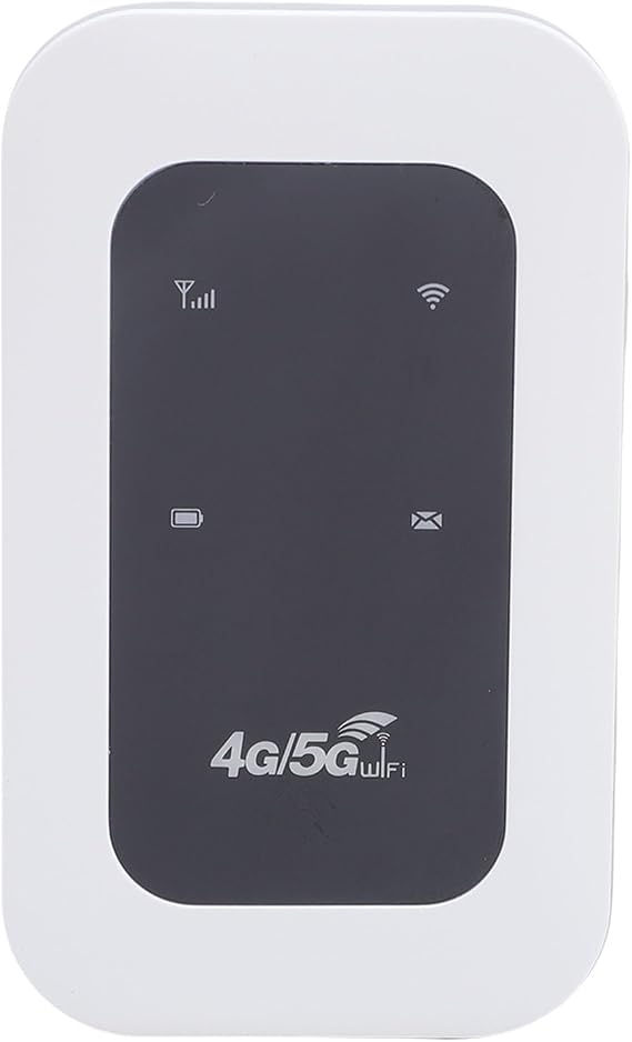 Portable 4G WiFi Hotspot, Unlocked High Speed 300Mbps LTE CAT4 Travel Router with 2100mAh Battery for Camping Motorhome