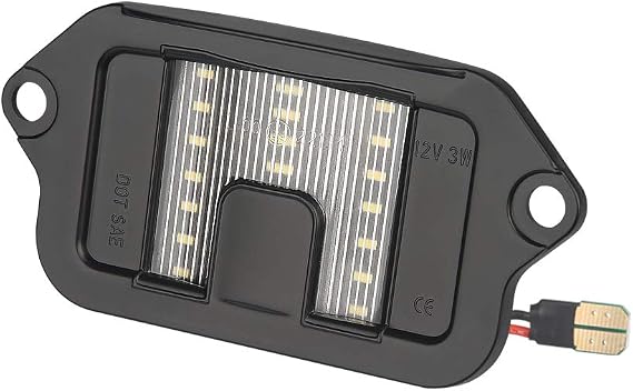 LED License Plate Light Lamp Assembly Compatible with 2005-2009 Mustang 6000K White, Pack of 1