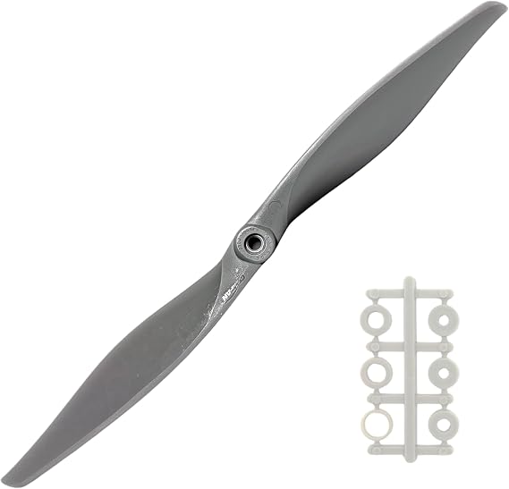 XOAR x Gemfan RC Propellers Vortex 18x8 18 Inch 2 Blade Electric Glass Fiber Nylon Propeller for Electric RC Planes (18 x 8, Tractor)