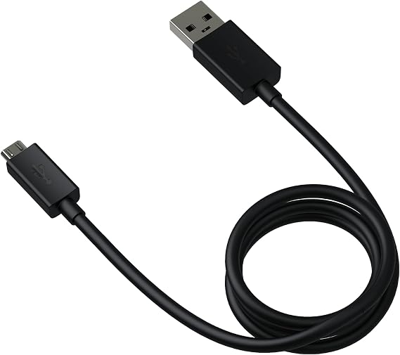 Motorola Essentials OEM Black Micro-USB Data/Charging Cable (3.3 ft)