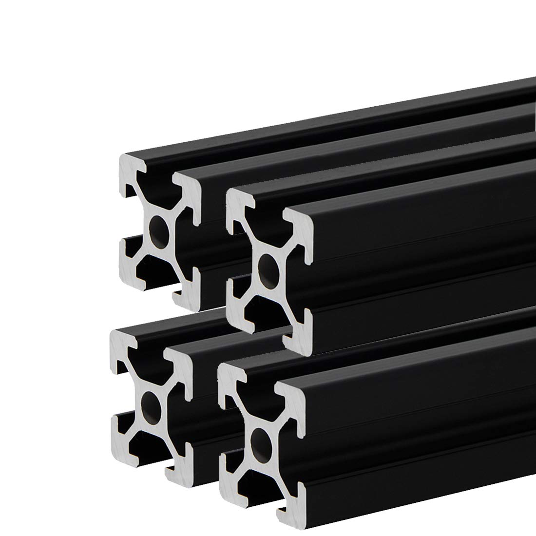 4 Pcs 2020 CNC 3D Printer Parts European Standard Anodized Linear Rail Aluminum Profile Extrusion for DIY 3D Printer 500mm