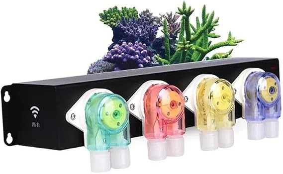 Kamoer F4 PRO V2 WiFi Bluetooth High Precision Dosing Pump Remote Smart Liquid Dispenser 110-240V for Coral Reef Tank