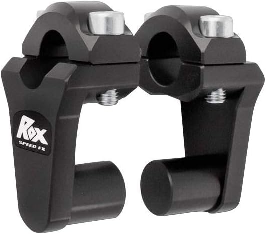 Rox Speed FX Pivot Handlebar 2" Riser 7/8"Handlebar Black 1R-P2SS