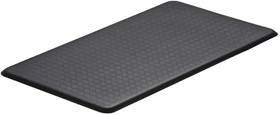 Imprint Cumulus9 Kitchen Mat Nantucket Series 20 in. x 36 in. x 5/8 in Black
