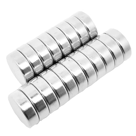 20PCS 15x5mm Thin Magnet 15mmX5mm Permanent Magnet disc Magnetic Round Refrigerator Magnets, Fridge, Office, Whiteboard Magnets for Crafts,Office, Kitchen