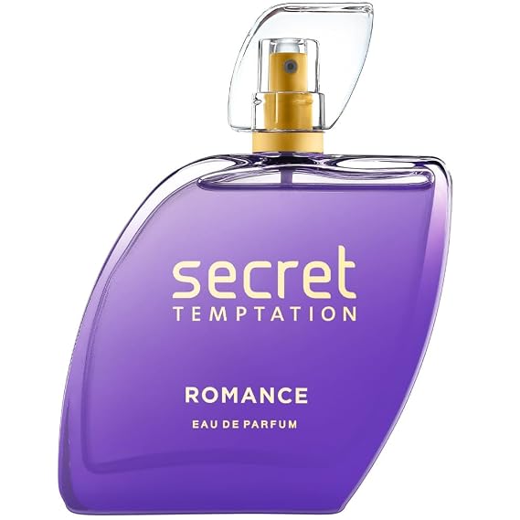 Secrets Temptation Romance Eau De Parfum for Women, Long Lasting Chypre Green Everyday Wear Fragrance - 50ml