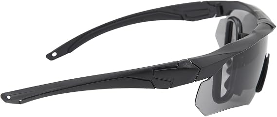 Goggles, Motorcycle Goggles PC HD Protective Goggles Safety Glasses Climbing Goggles with Storage Pouch for Outdoor Activities (Black)