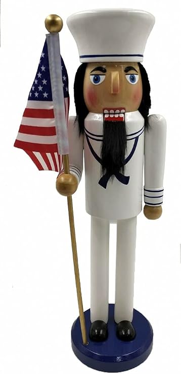 14" Navy Nutcracker