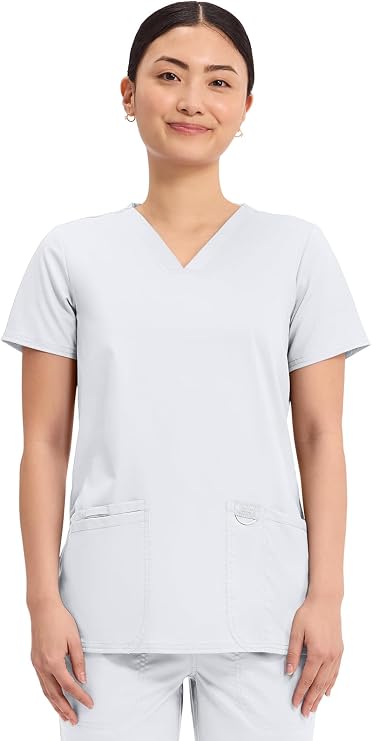Cherokee WW Revolution Medical Women's Scrub Top V-Neck 3-Pocket Scrubs