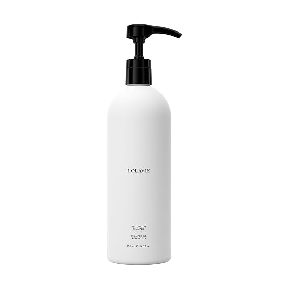 LolaVie Restorative Shampoo - 24 oz - Repairs Look of Damage, Protects from Breakage, Reduces Frizz for 12x Softer, Smoother Hair - Gentle, Color Safe - All Hair Types