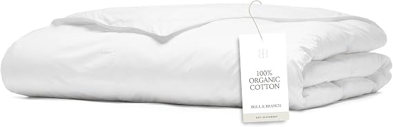 BOLL & BRANCH Down Duvet Insert, King/Cal King, Lightweight | Luxury Shell, Cruelty-Free U.S. Down Bedding, Bafflebox, Maintains Loft
