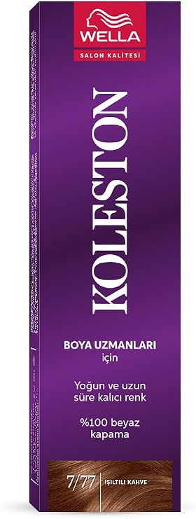 Koleston Single Tüp Saç Boyası 7/77 Işıltılı Kahve