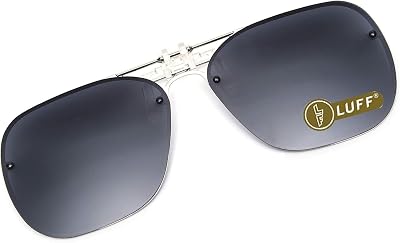 LUFF Polarized Clip-on Sunglasses Flip Up Clip on Glasses UV Protection
