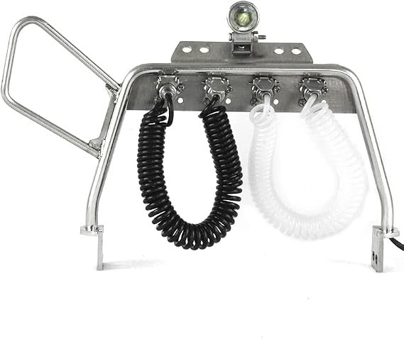 LESU Metal Tube Rack Spotlight for 1/14 DIY RC Tractor Truck Model RC Car Parts
