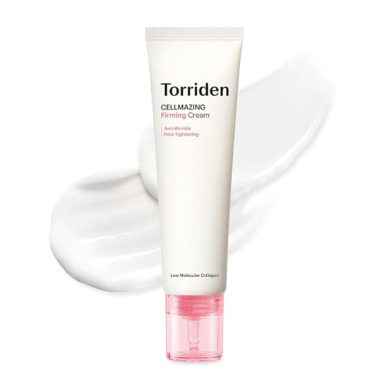 Torriden CELLMAZING Collagen Firming Cream 60ml (2.02 fl.oz.) | Improving Saggy Pore and Wrinkle | 5D Collagen Complex, Amino Acid Complex, Peptide | Korean Skincare