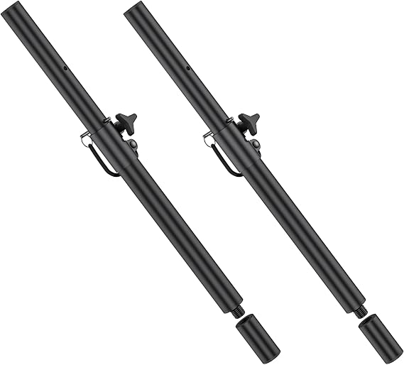 Speaker Pole Fits M20 Thread and 35mm Subwoofer Pole Mount, 2 Pack