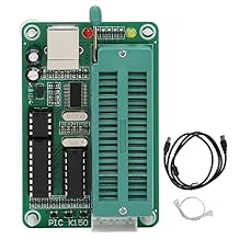 Jectse PIC K150 Microcontroller USB Programmer, 40pin DIP Programming Socket, Fast Reliable, for PIC Chip Burning, Reading, Encryption