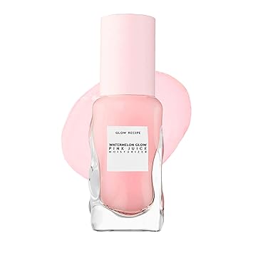 Glow Recipe Pink Juice Water Gel Moisturizer Travel Size, Korean Gel Moisturizer for Glass Skin, Oil-Free Hydrating Hyaluronic Acid Face Moisturizer for Oily Skin, Non-Comedogenic, Long-Lasting (25ml)
