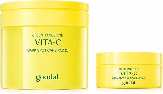 [Bundle] Goodal Green Tangerine Vitamin C Eye Patch & Toner Pad [Advanced Ver.]