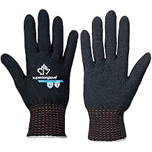 Superior Glove Contender Cut & Heat Resistant Gloves - Black, Ambidextrous, Reusable, Adult, 1 Count