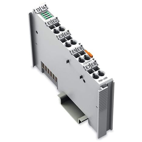 WAGO 750-430 24VDC, 35 DIN Rail. IP20, 3MS Input Filter, 8 Digital INPUTS, 8-Channel, Input Module