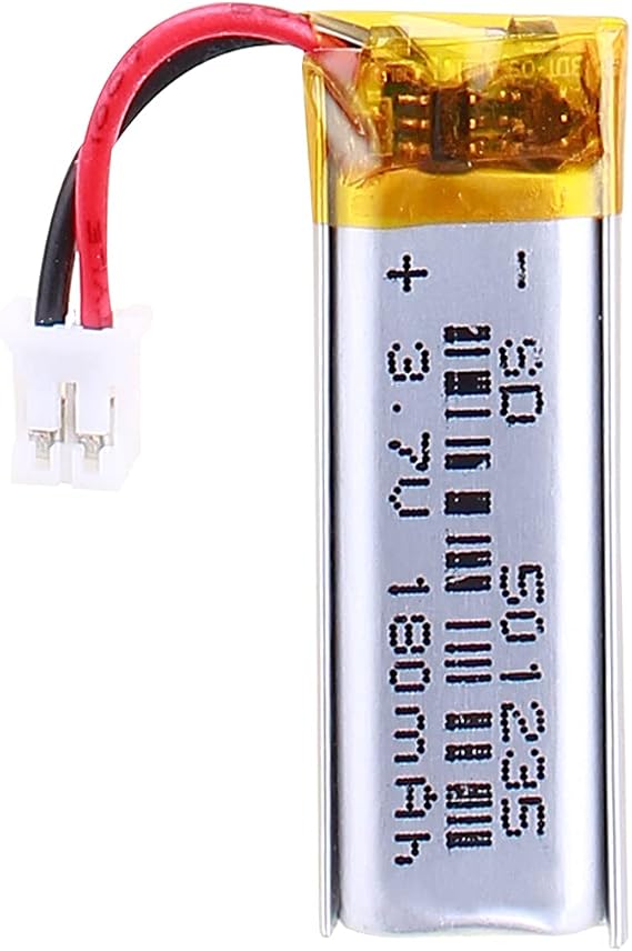 Liter 3.7V 180mAh 501235 Rechargeable Lithium Polymer ion Battery with PH-2.0 Connector
