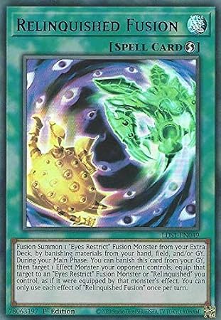 Liphontcta Relinquished Fusion (Blue) - LDS1-EN049 - Ultra Rare - 1st Edition