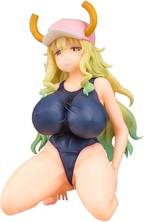 MAY189433 Miss Kobayashi's Dragon Maid: Lucoa (Swimsuit Version) PVC Figure, Multicolor