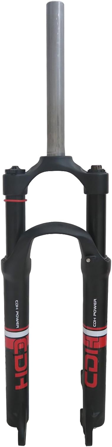 MTB Suspension Fork 26 Inch, 28.6mm Straight Tube Ultralight Aluminum Alloy Manual Lockout (26 inch)