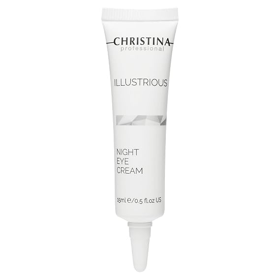 -CHRISTINA- Illustrious Night Eye Cream with Retinol and Vitamin C | Under Eye Cream Revitalizes, Nourishes the Skin | Night Cream for All Skin Types 15ml