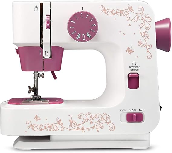 Sewing Machine Electric For Beginners Adult Embroidery Household Electric Desktop Sewing Machine Multifunctional Thick Lockable Mini Sewing Machine DIY Clothes Household