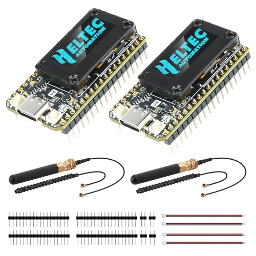 LoRa V3 ESP32 LoRa V3 Development Board, SX1262 ESP32 V3 Dual-core OLED Type C WI-FI Kit OLED Display ESP32 Module CP2012 863-928 MHz for IOT Meshtastic Arduin0, 2-Pack