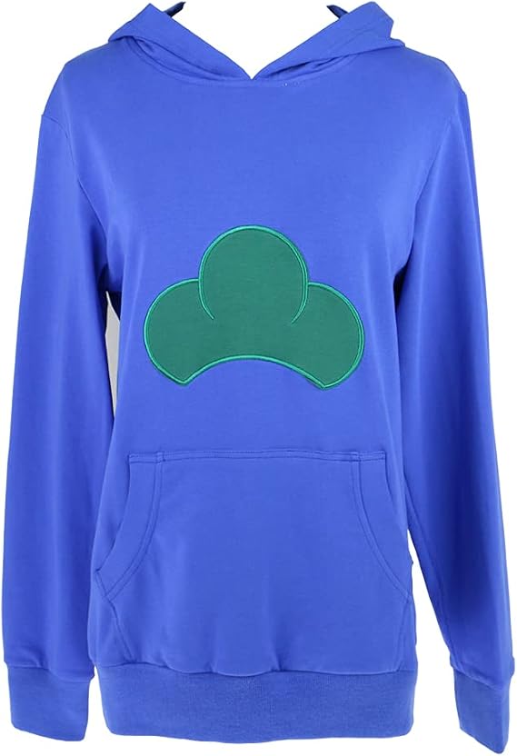 Unisex Hooded Sweatshirt Osomatsu Hoodies Cosplay Costume Candy Color Jacket Hoodie [Blue Small]