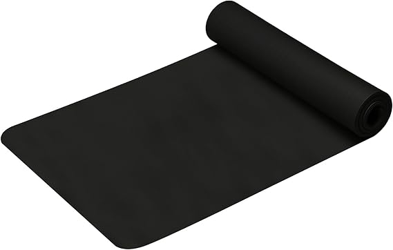 Thin Yoga Mat 1/5" Thick High Density Non Slip Anti-Tear Exercise Yoga Mat with Carrying Strap Hot Yoga Mat for Home Yoga, Fitness, Gym, Workouts, Floor, Stretching, Pilates
