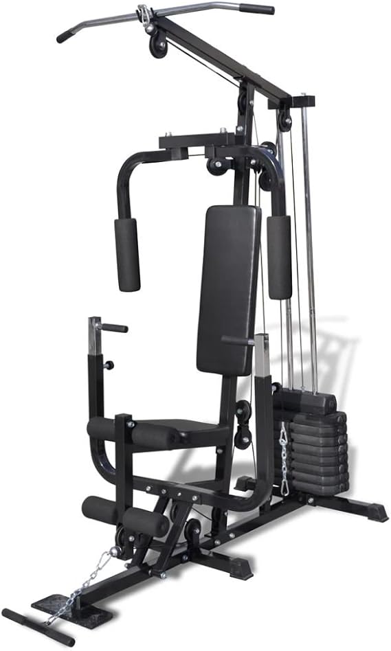 Tidyard Home Gym Multi Station Exercise Equipment Steel Body Workout Fitness Machine Model90485