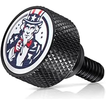 AMAZICHA Stainless Seat Bolt Fender Rear Seat Screw 1/4"-20 Thread Compatible with 1997-2026 Harley Davidson Touring XG XL Dyna Softail Sportster CVO Fatbob Black