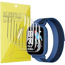 Lamshaw Compatible for BIGGERFIVE BW02 Smart Watch Screen Protector, [6 Pack] Full Coverage TPU Clear Film Compatible for BIGGERFIVE BW02 Smart Watch (6 Pack)