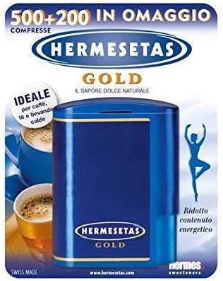 Sweetener Hermesetas Gold 500 + 200 Tablets