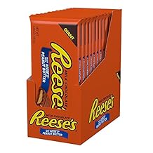 REESE's Giant Filled Peanut Butter, (6.8-Ounce Bar, Pack of 12)