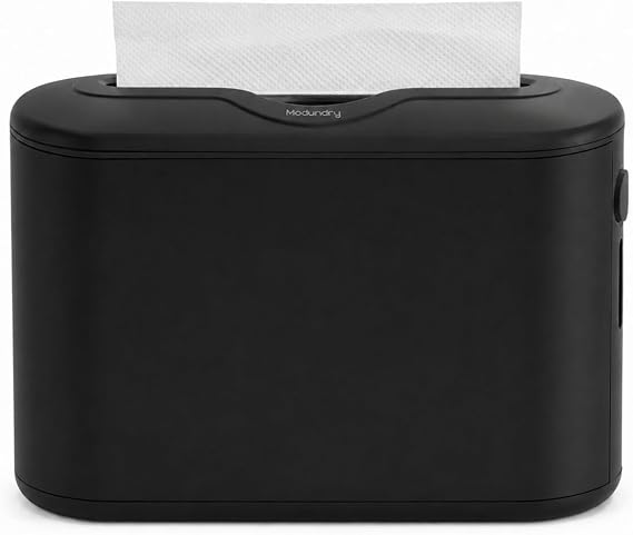 Countertop Multifold Paper Towel Dispenser, Black