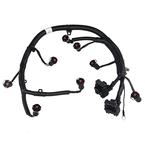 FICM Engine Fuel Injector Complete Wire Harness 5C3Z9D930A Fits 6.0L Diesel 2004-2005 Ford Excursion / 2003-2007 F250, F350, F450, F550
