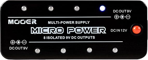 MOOER Micro Power Effects Power Supply for Mini Rigs